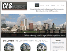 Tablet Screenshot of contractorleadservices.com